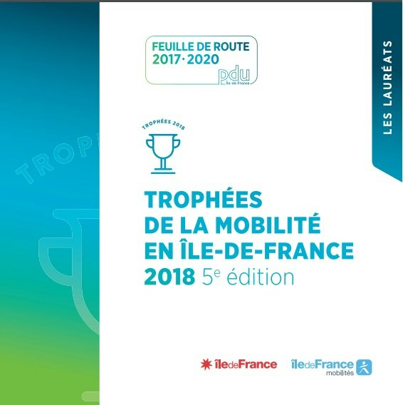 Infographie : Trophée de la mobilité en île-de-France 2018, 5ème édition