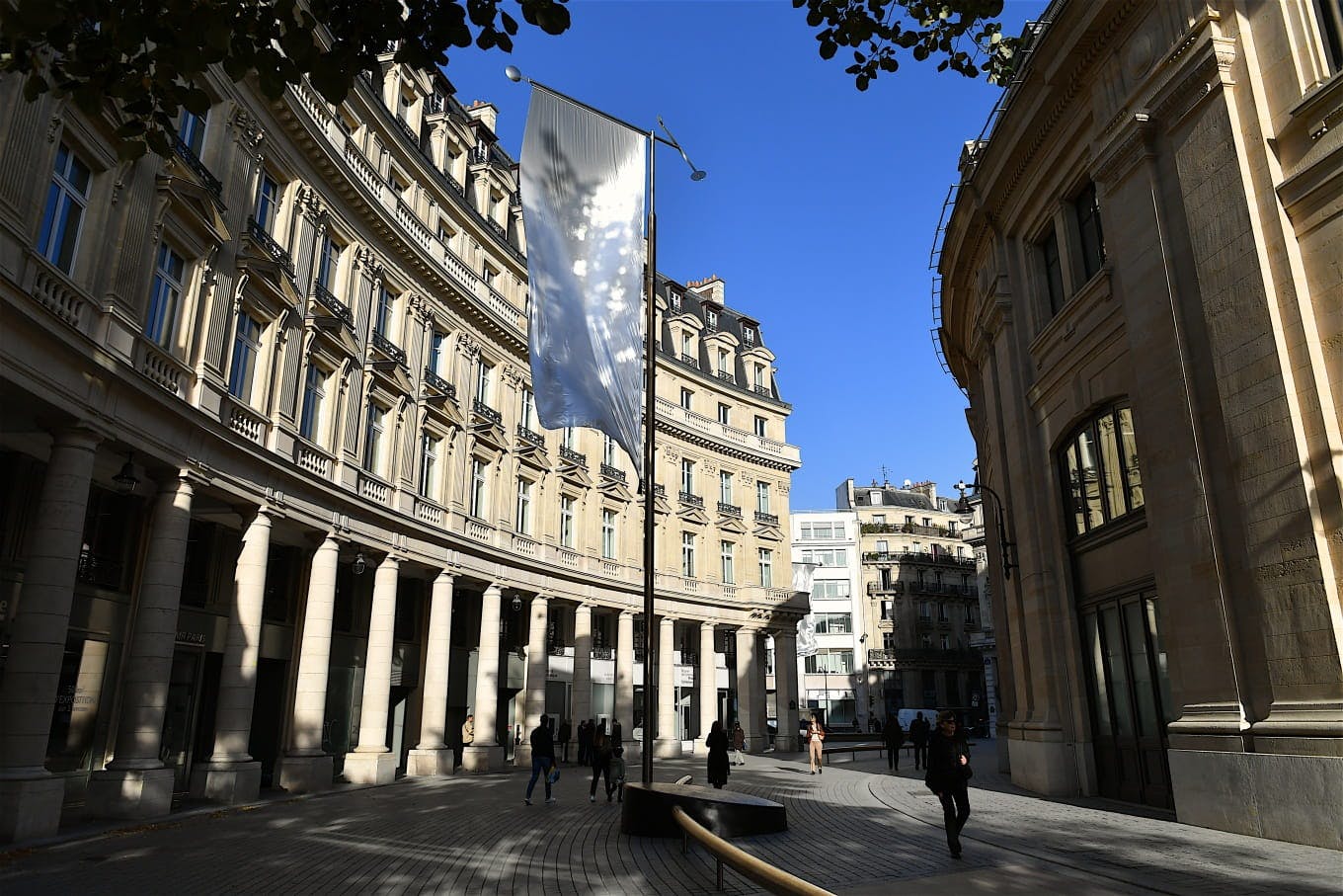 View of the Bourse du Commerce from the side