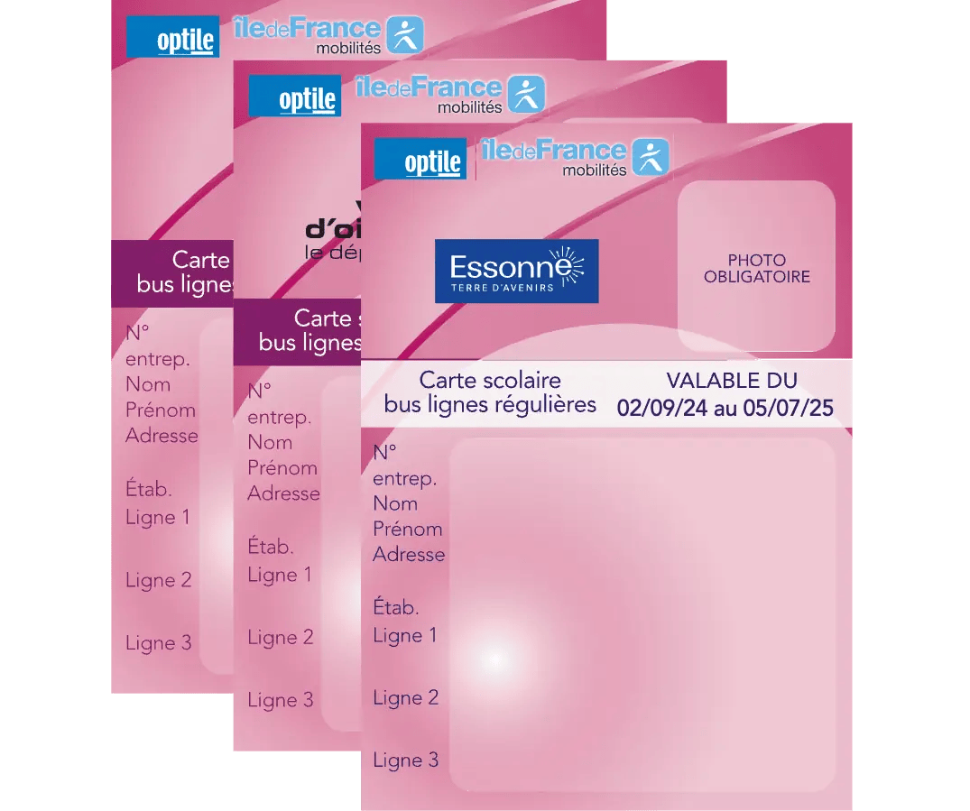Ilustración que muestra un mapa normal de la escuela de autobuses