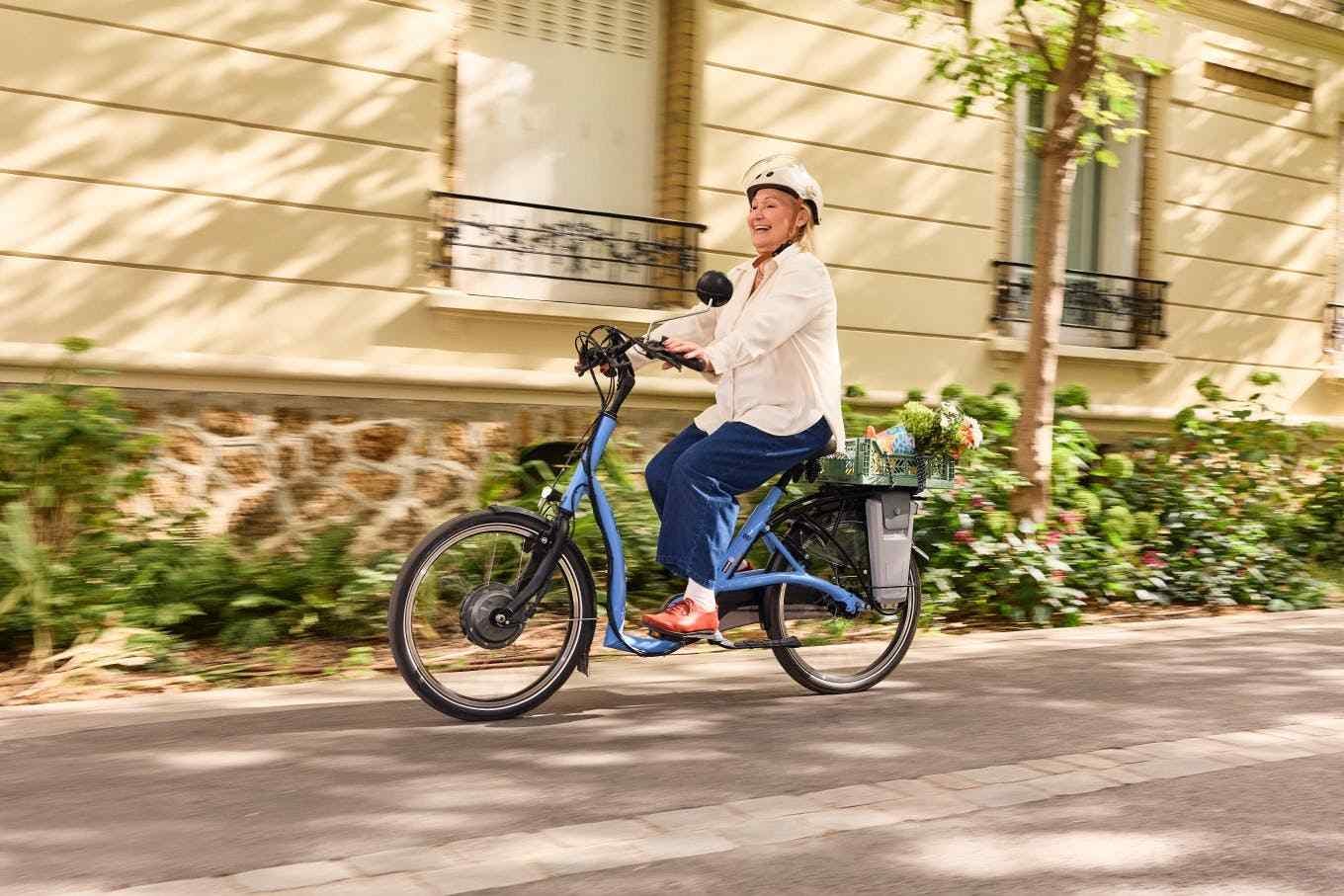 Le vélo à assistance électrique à assise basse de chez Véligo Location