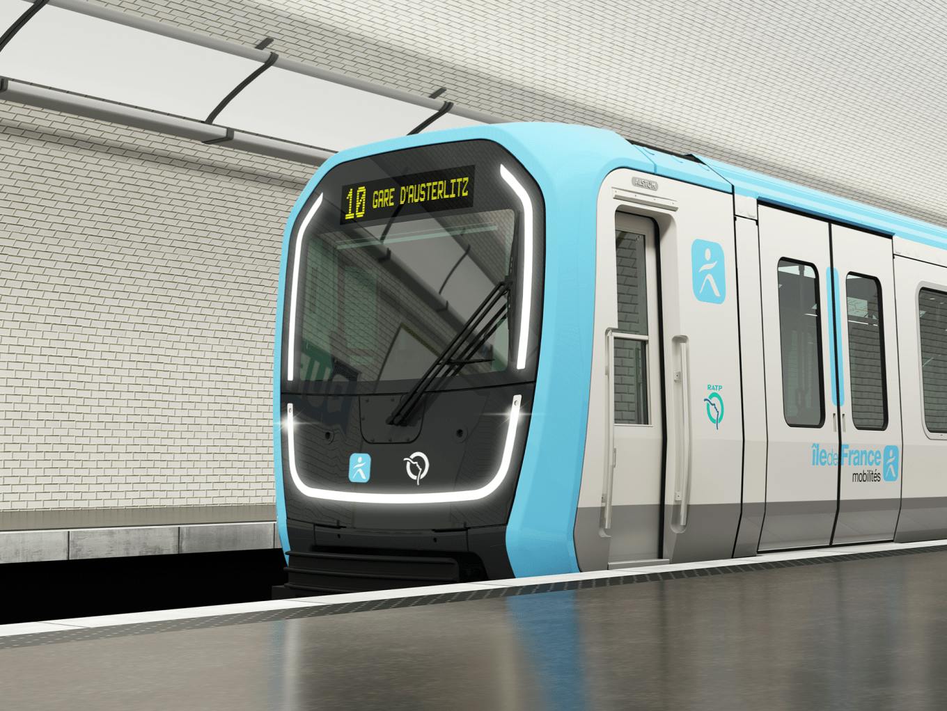 Vue du futur métro MF19