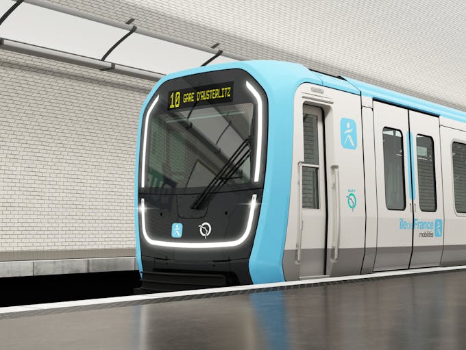 Le futur métro MF19 qui équipera la ligne 13