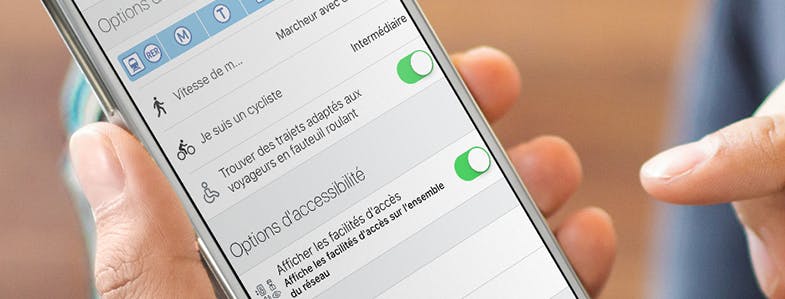 Gestion des paramètres Vianavigo sur téléphone