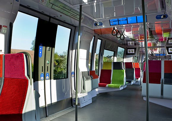 Intérieur trains et RER neufs ou rénovés