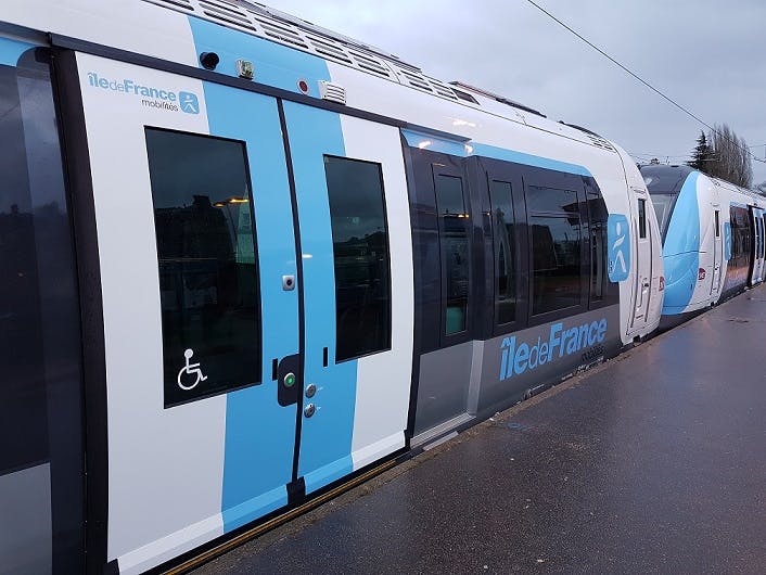 Nouveau Tram ligne L au quai