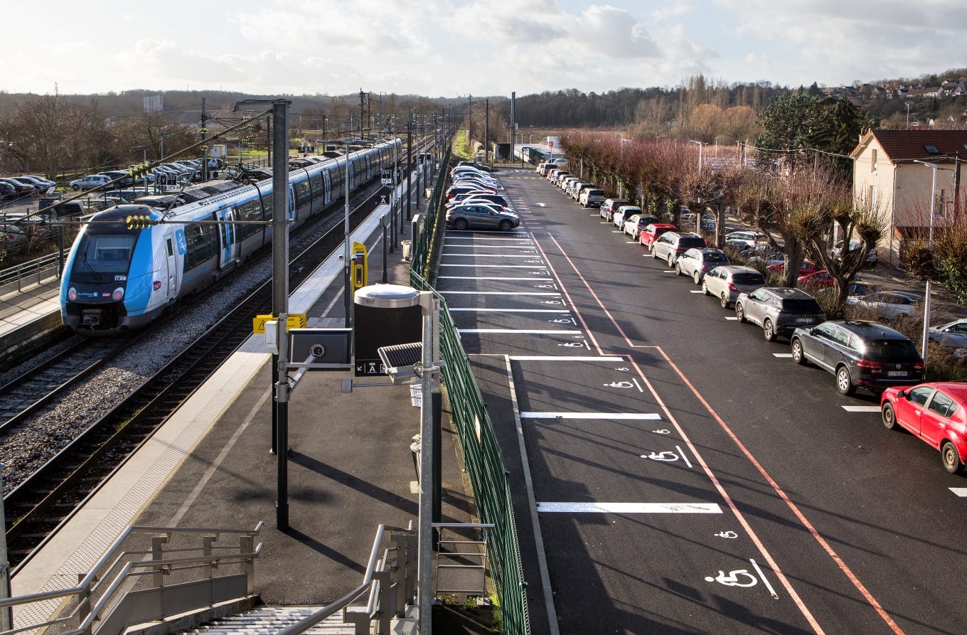 Park & Ride in Esbly im Departement Seine-et-Marne (77)