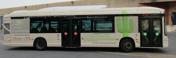 Nouveau bus hybride en île-de-France