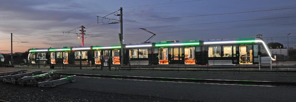 Rames de Tramway T9 à bord