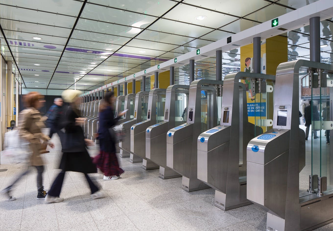 Accessibilité en gare Saint-Lazare © Jean-Marc GOURDON - Île-de-France Mobilités