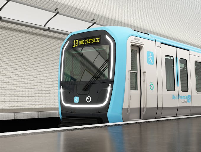 MF19, les métros parisiens du futur ici, en modélisation ici sur la ligne 10