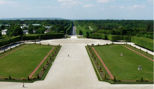 Perspective sur espace vert, projet patrimoine exceptionnel