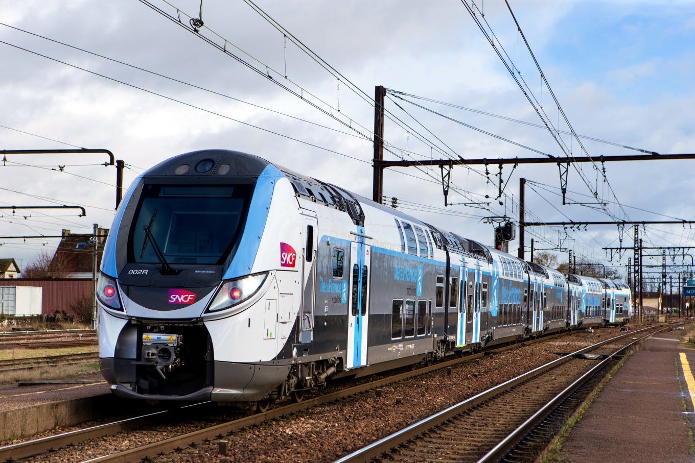 Bombardier Regio2N en gare de Montereau © Christophe RECOURA - Île-de-France Mobilités