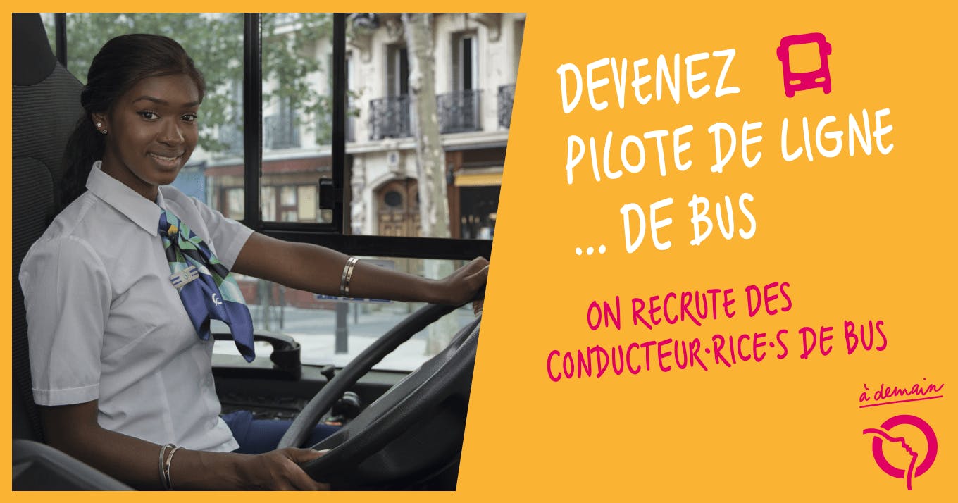 Devenez pilote de ligne... de bus. On recrute des conducteurs de bus / RATP