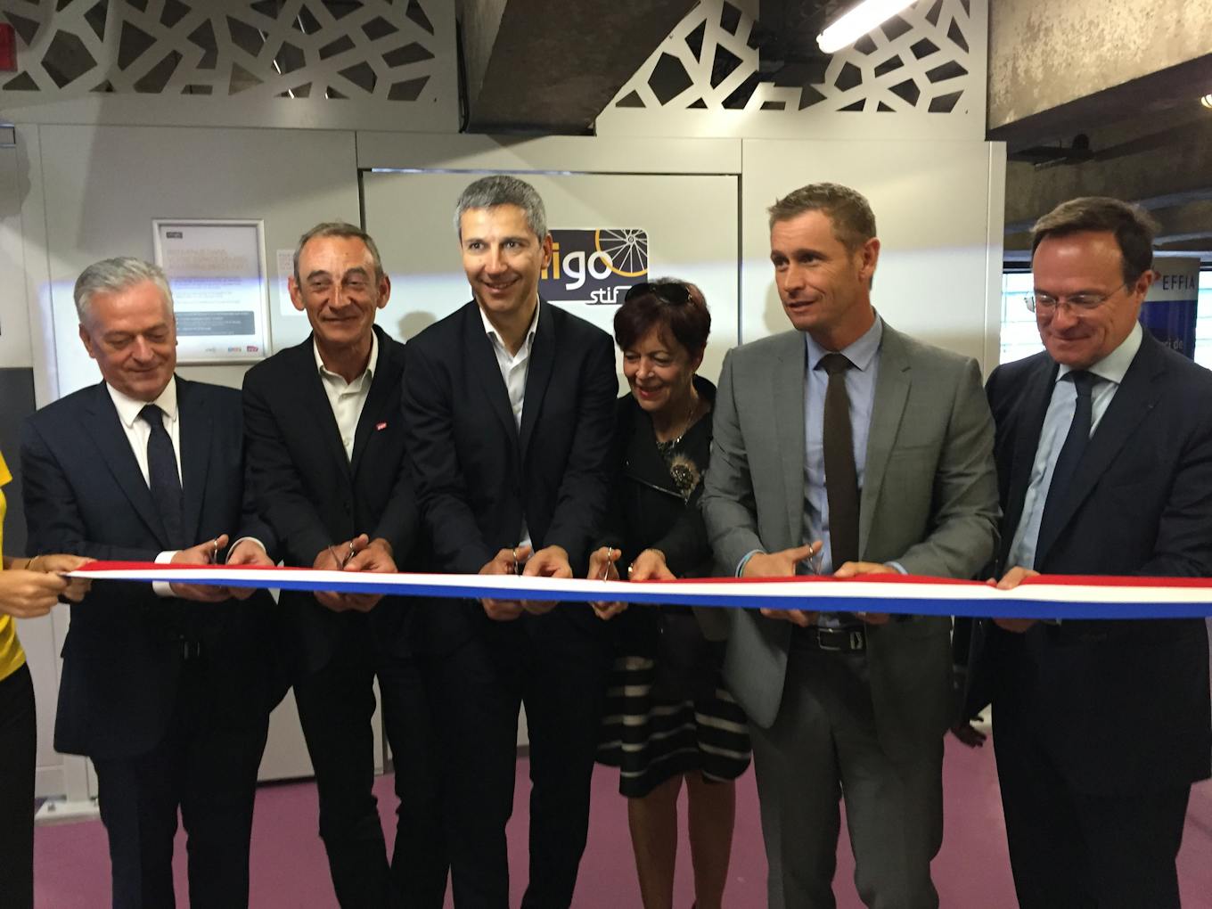 Cérémonie d'inauguration de l'espace Véligo Gare Montparnasse