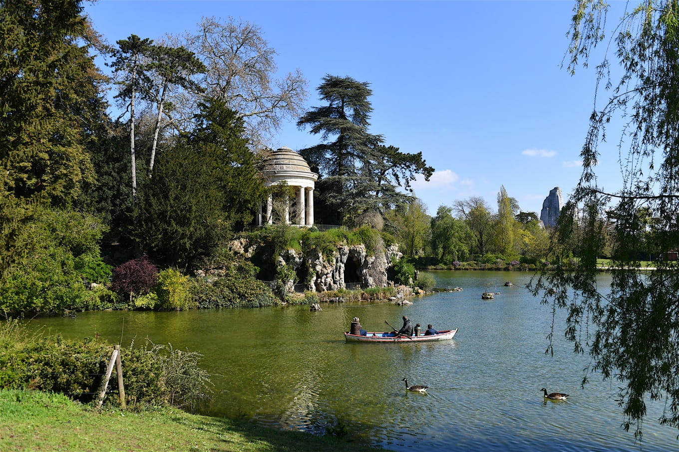 Lac Daumesnil dans le bois de Vincennes